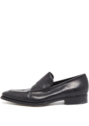 Gucci Pre-Owned leather loafers - Black