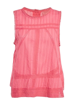 Zadig&Voltaire embellished-trim sleeveless top - Pink