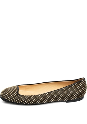 Giuseppe Zanotti Vintage Pre-owned studded ballet flats - Black