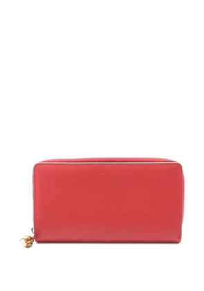 Gucci Pre-Owned 2010s Bamboo zip-around wallet - Red