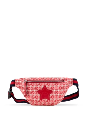Gucci Pre-Owned 2000-2015 Kids GG Canvas Star belt bag - Red