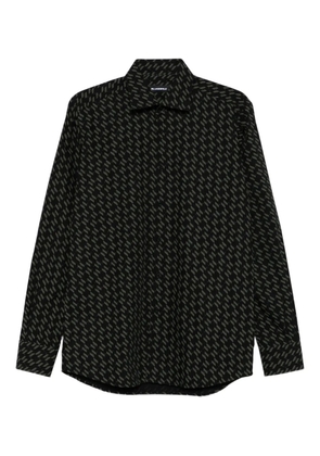 Karl Lagerfeld patterned cotton shirt - Black