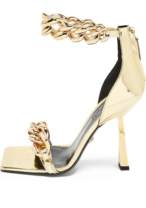 Versace Pre-Owned Medusa chain ankle-strap sandals - Gold