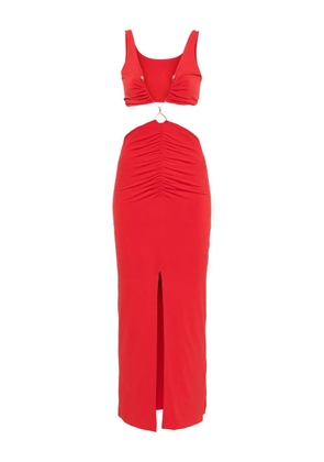 NISSA cut-out maxi dress - Red