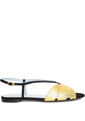 Valentino Garavani Foliefoliage sandals - Black
