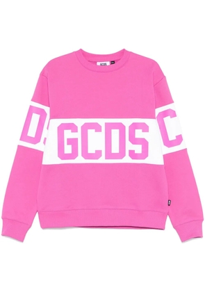 GCDS logo-print sweatshirt - Pink