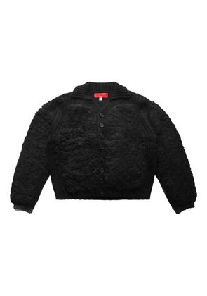 Eckhaus Latta Teddy 'Black' cardigan