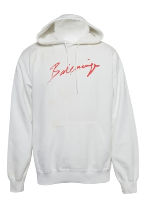 Balenciaga Pre-Owned 2019 logo-print hoodie - Grey