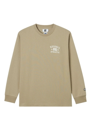 izzue Russell Athletic long-sleeve T-shirt - Neutrals