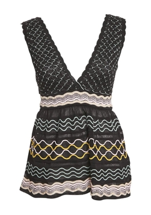 Missoni Pre-Owned embroidered blouse - Black