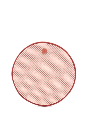 Hermès Pre-Owned 2020-2025 H Canvas and Lambskin Evasion pouch - White