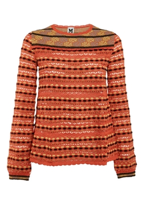 Missoni Pre-Owned 2024 pointelle-knit top - Orange