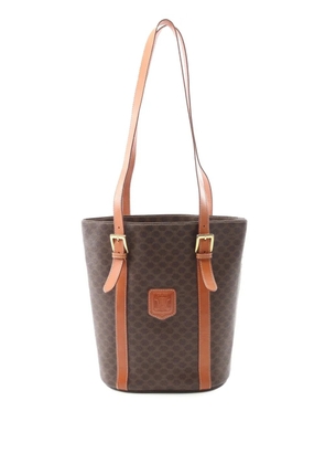 Celine Pre-Owned 20th Century Macadam Coated Canvas tote bag - Brown