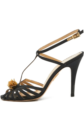 Charlotte Olympia strappy open-toe heels - Black
