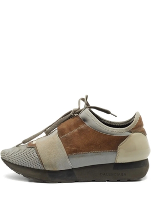 Balenciaga Pre-Owned leather sneakers - Grey