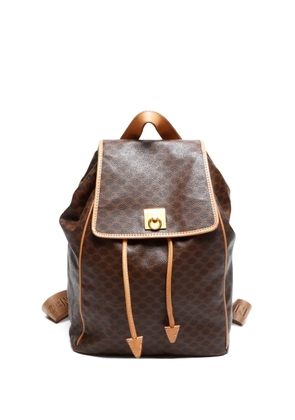Celine Pre-Owned 1990-2000 macadam backpack - Brown