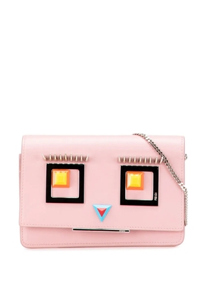 Fendi Pre-Owned 2010-2025 Leather Hypnoteyes Wallet on Chain crossbody bag - Pink
