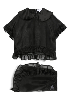 Ioana Ciolacu Dahlia shorts set - Black
