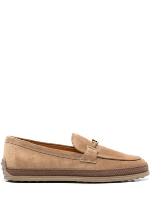 Tod's suede loafers - Brown