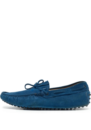 Tod's Vintage suede driving shoes - Blue