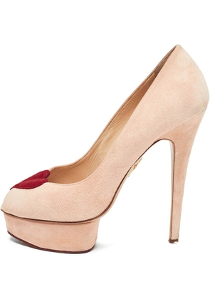 Charlotte Olympia pre-owned Delphine Heart pumps - Pink