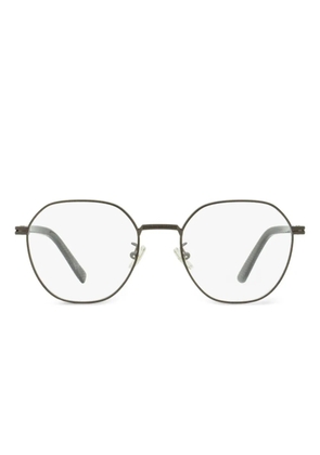 Zegna geometric single-bridge glasses - Grey