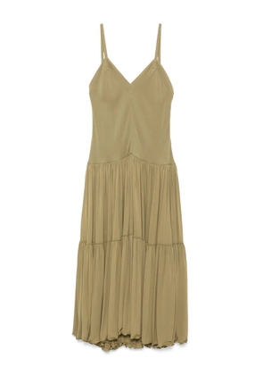 Jil Sander sleeveless midi dress - Green
