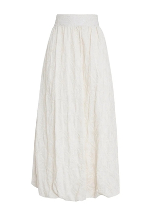 Brigitte Zahra midi skirt - White