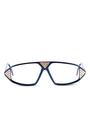 Cazal Cazal crystal-embellished glasses - Blue