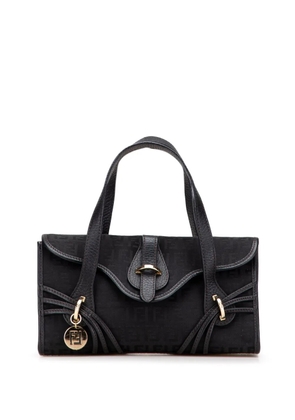 Fendi Pre-Owned 2000-2010 Zucchino Canvas handbag - Black
