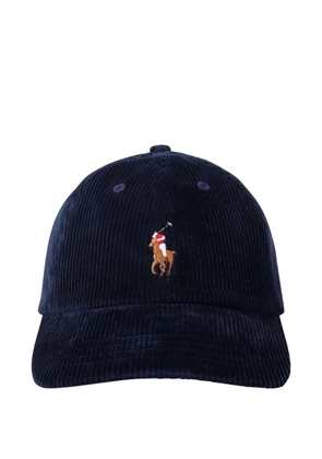 Ralph Lauren Collection logo-embroidered corduroy baseball cap - Blue