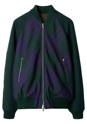Burberry reversible bomber jacket - Brown