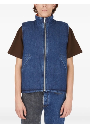 (di)vision denim gilet - Blue