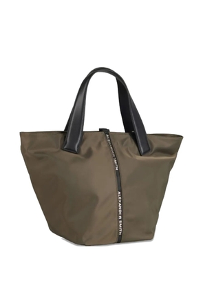Alexander Smith Medium Lauren logo tote bag - Green