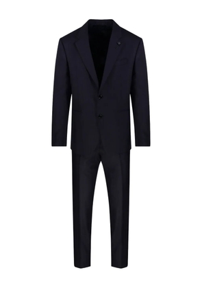 Lardini notched-lapel suit - Black