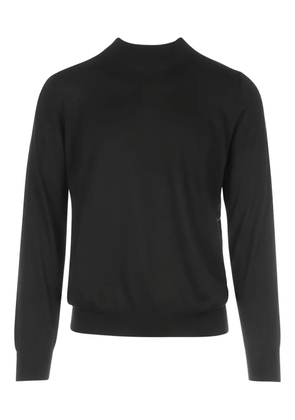 Gran Sasso mock-neck wool sweater - Black