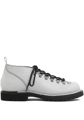 Paracia D-Type 01V nappa leather lace-up boots - Grey