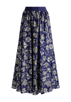 alice + olivia Nilda voluminous maxi skirt - Blue