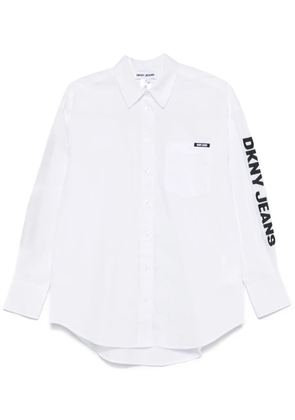 DKNY poplin button-down shirt - White