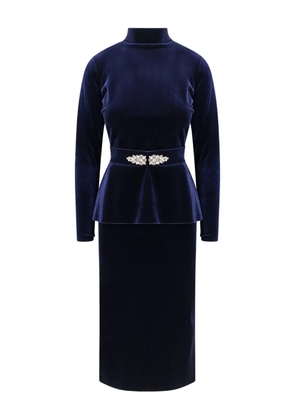 CHIARA BONI La Petite Robe turtleneck Haby dress - Blue