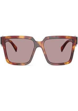 Prada Eyewear tortoiseshell-effect square sunglasses - Brown