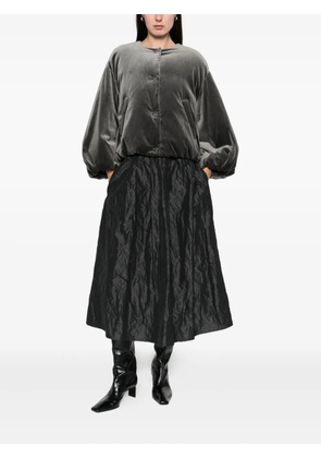 Antonelli Oreo textured midi skirt - Black