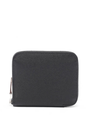 Hermès Pre-Owned 2024 Epsom Silk Azap Zip Compact Wallet small wallets - Black