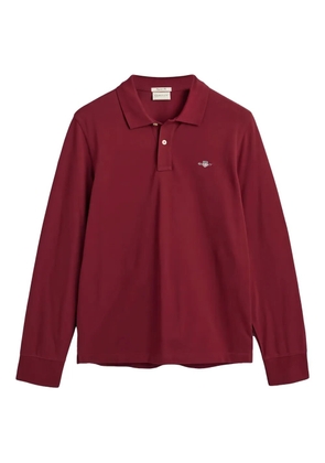 Gant logo-embroidered polo shirt