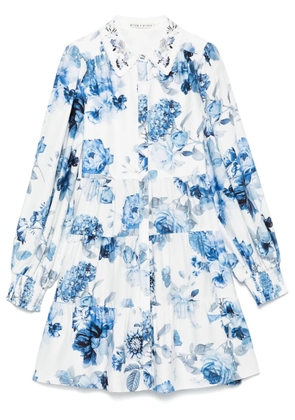 alice + olivia Junia mini dress - White