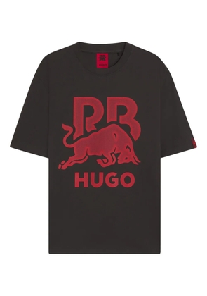 HUGO bull logo T-shirt - Grey