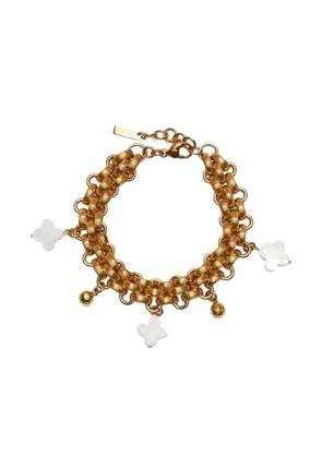 Labelled Jewellery Mila chain-link clover bracelet - Gold