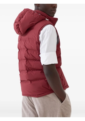 Brunello Cucinelli padded gilet - Red