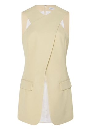 Rosetta Getty tailored cross-front top - Neutrals