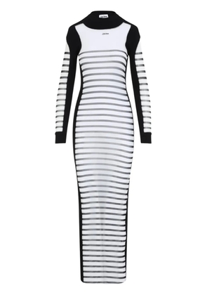 Jean Paul Gaultier striped dress - White
